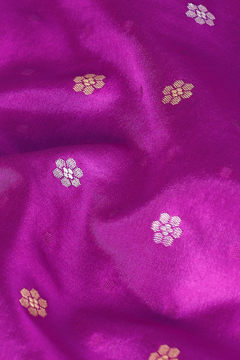 Purple Pure Silk Banarasi Saree image number null