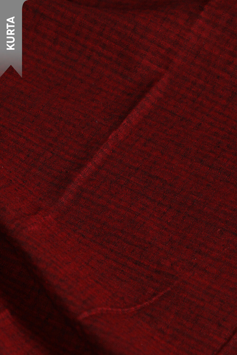 Red Woven Pure Cotton Unstitched Suit Set image number null
