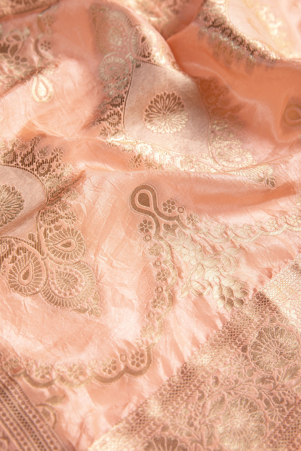 Orange Woven Luxe Saree image number null
