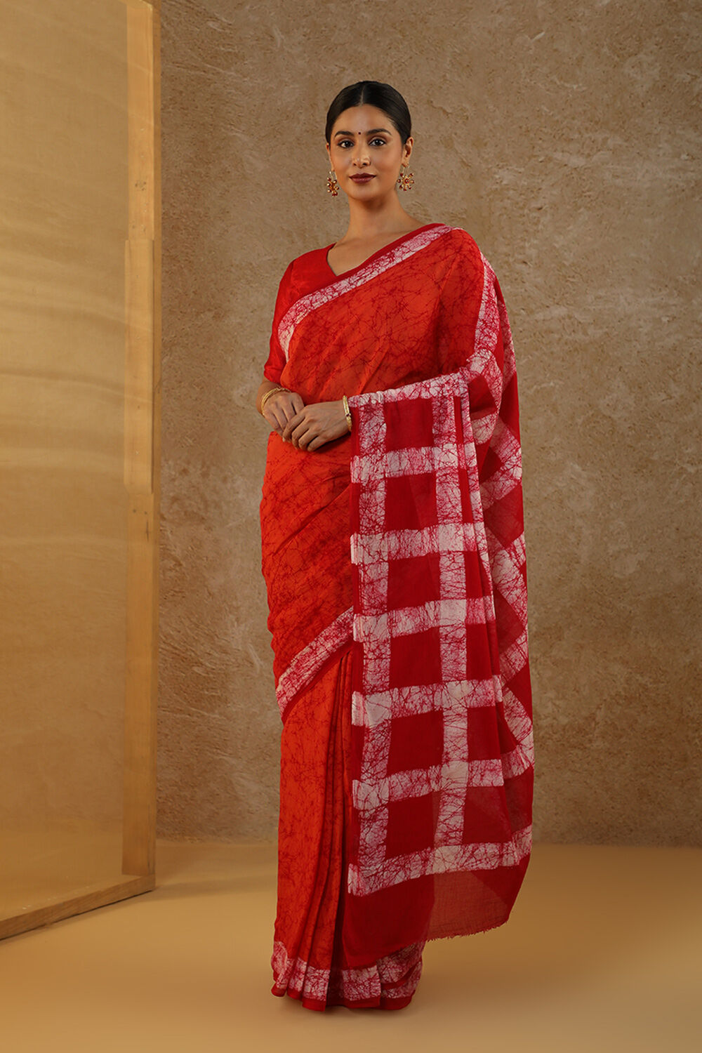 Buy batik top cotton sarees online