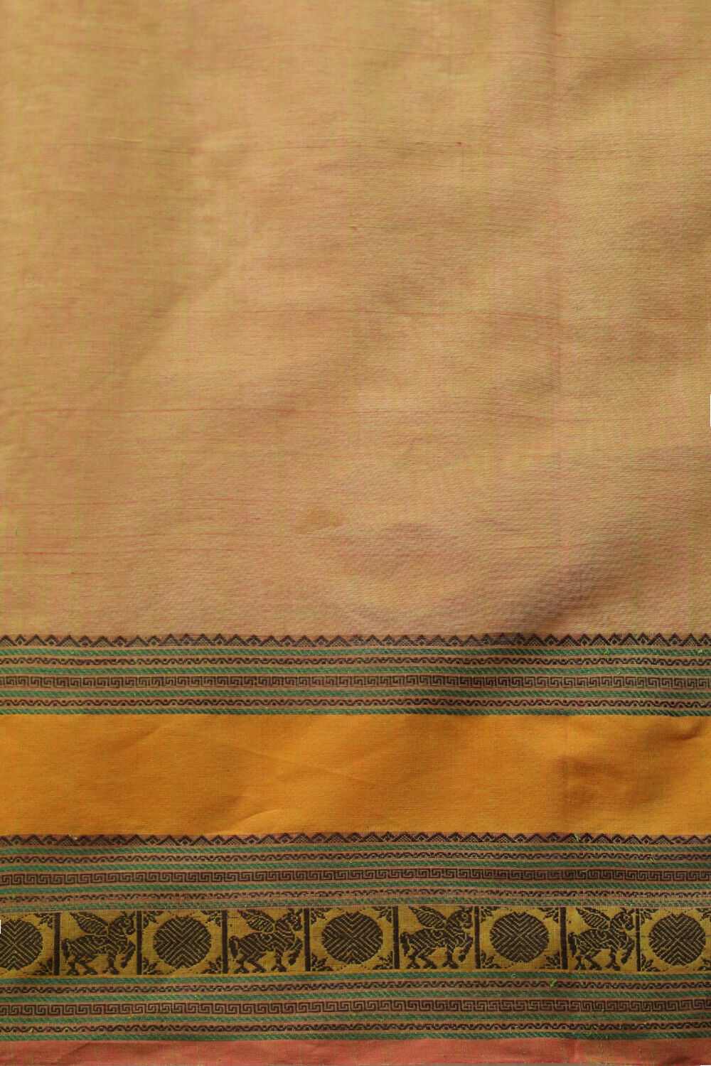 Green South Pure Cotton Woven Saree image number null