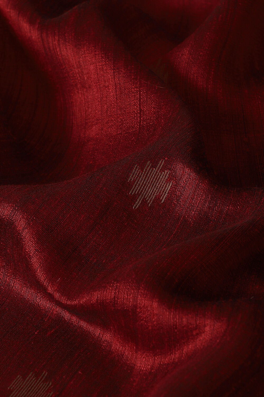 Red Pure Silk Vanya Jamdani Saree image number null