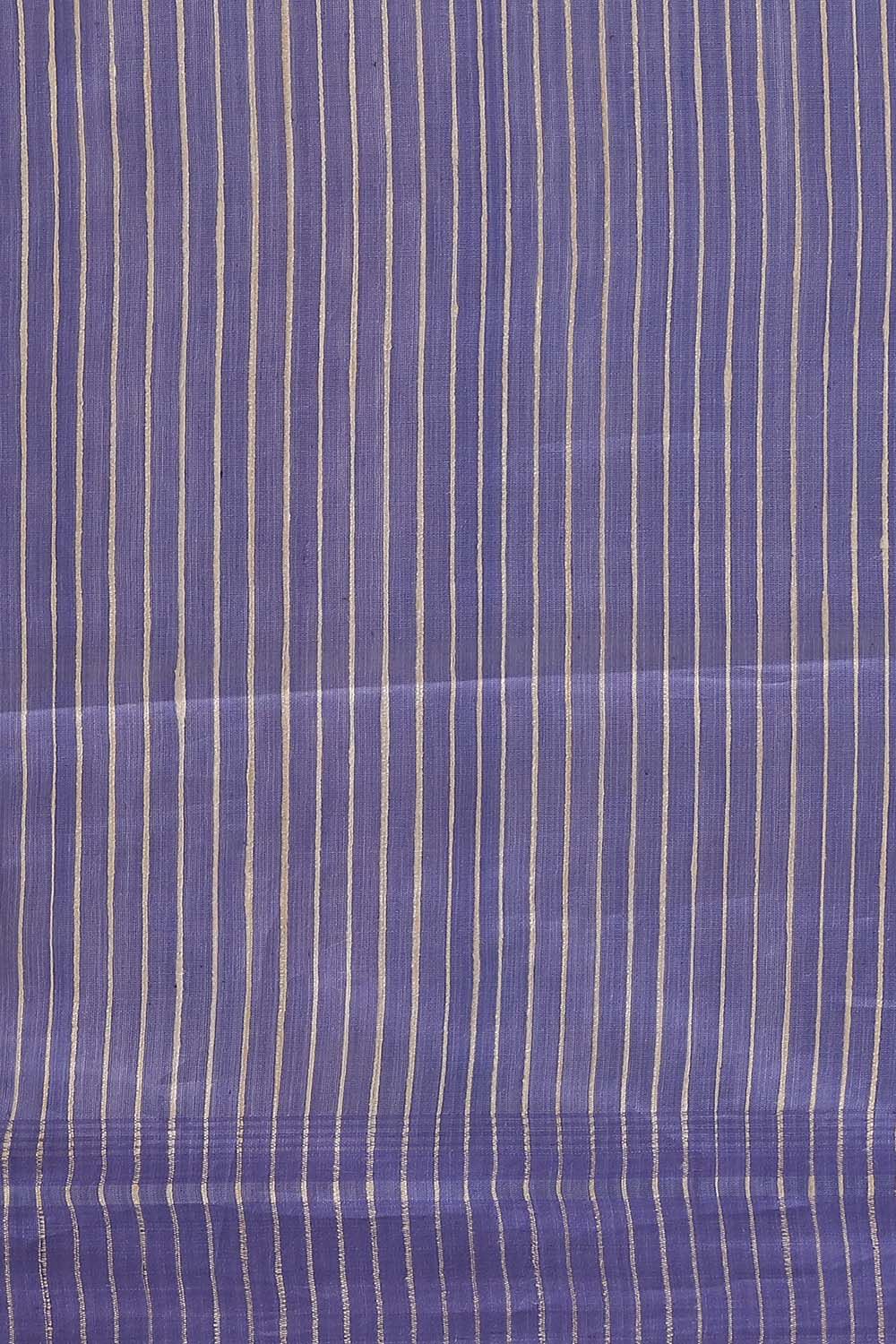 Blue Pure Tussar Printed Saree image number null