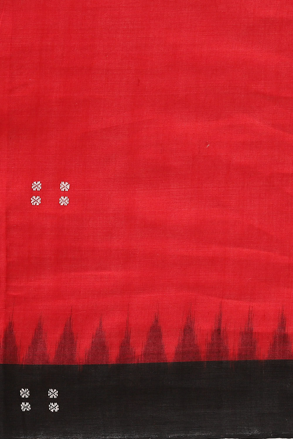 Red Pure Cotton Odissa Ikat Saree image number null