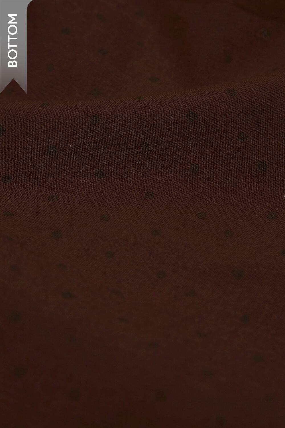 Brown Block Printed Pure Silk Cotton Unstitched Suit Set image number null