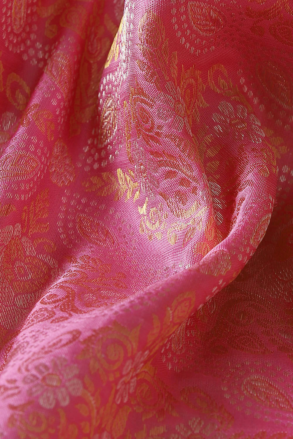 Light Pink Pure Silk Kanjivaram Saree image number null