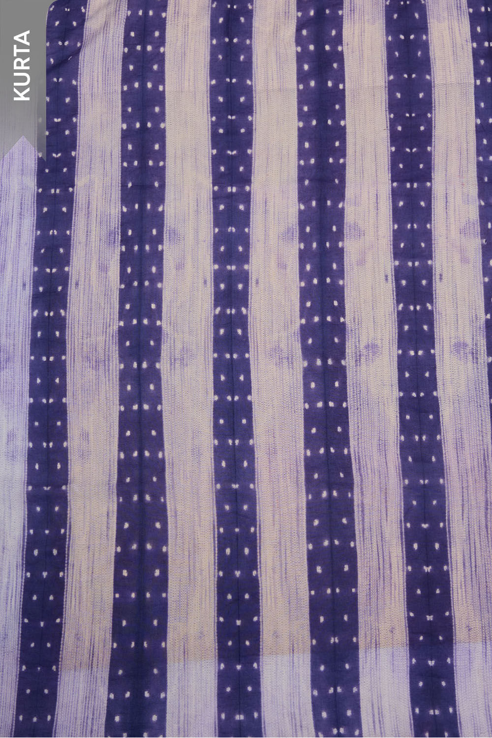 Violet Pure Cotton Tie and Dye Shibori Unstitched Suit Set image number null