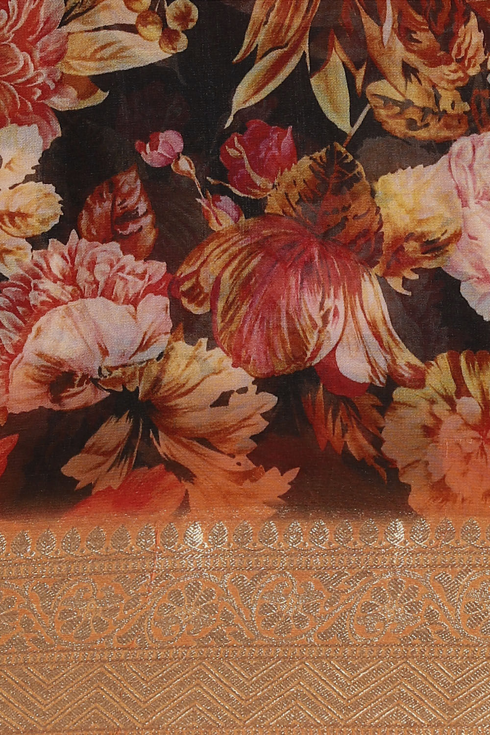 Red Viscose Pure Georgette Banarasi Saree image number null