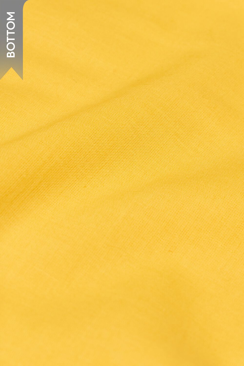 Yellow Block Printed Pure Cotton Unstitched Suit Set image number null