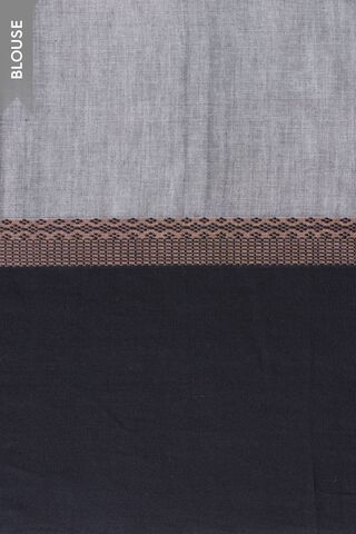 Off White Woven Pure Cotton Bengal Saree thumbnail image number null
