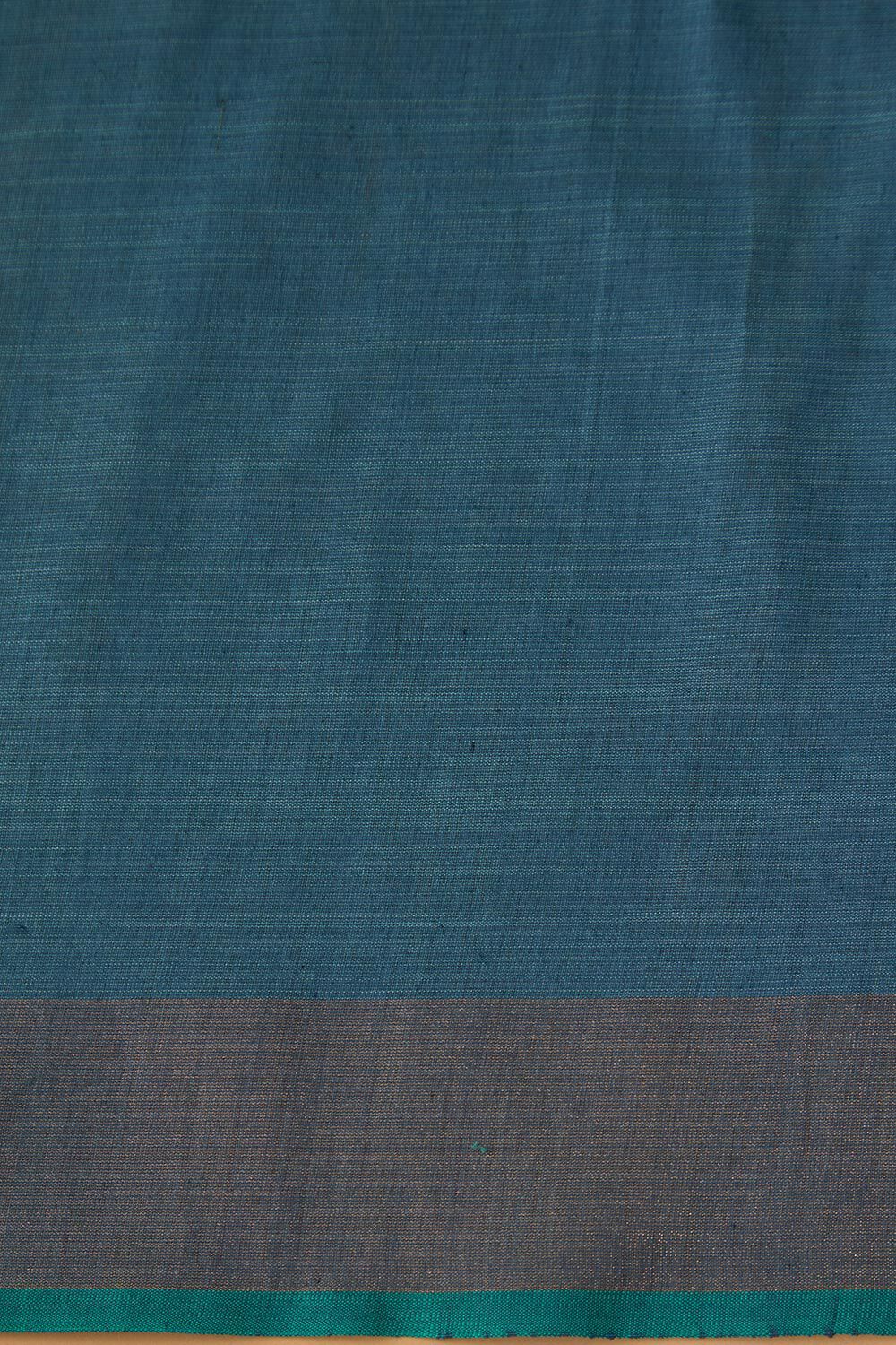 Blue Bhagalpur Woven Pure Silk Saree image number null