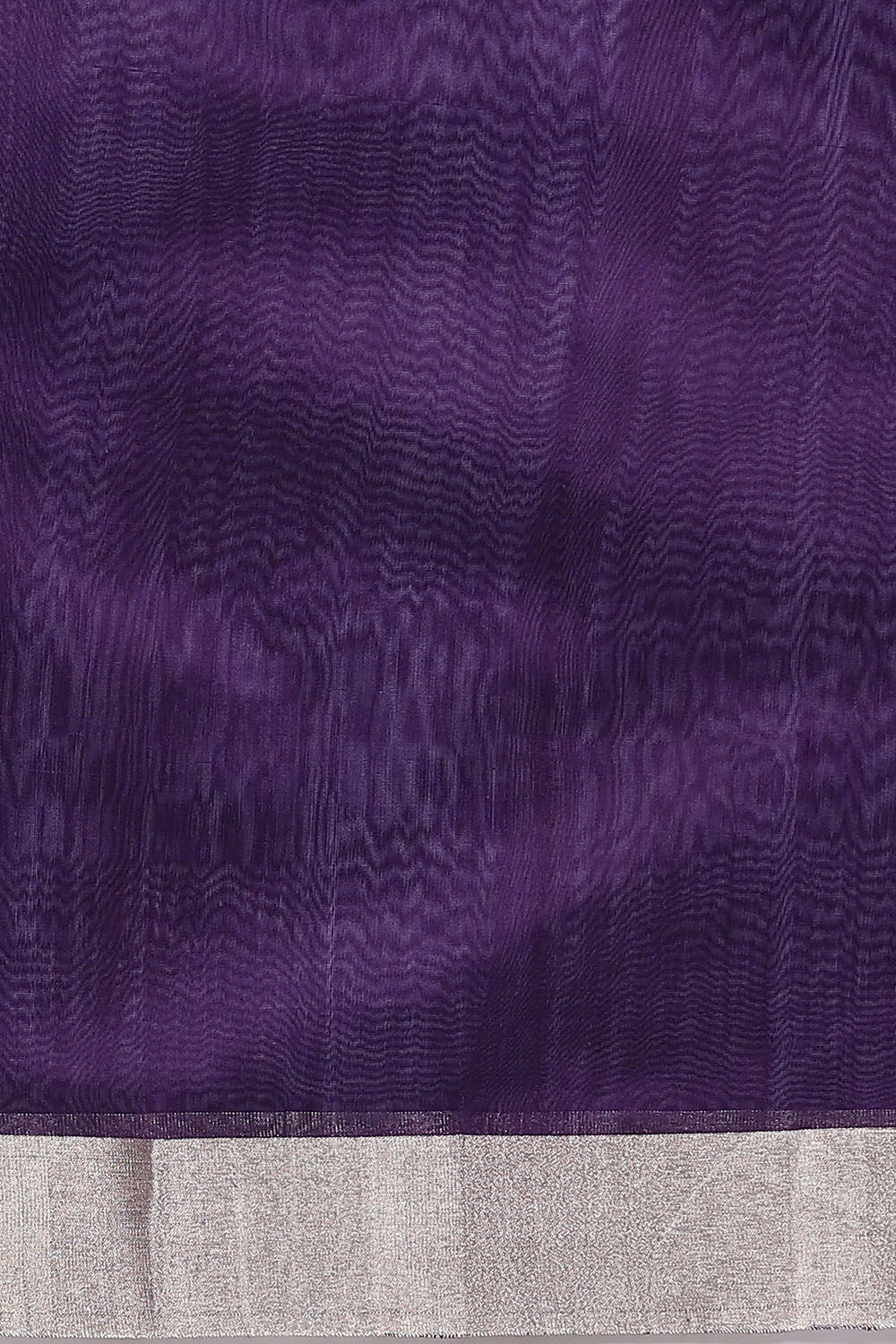 Purple Pure Silk Cotton Chanderi Saree image number null