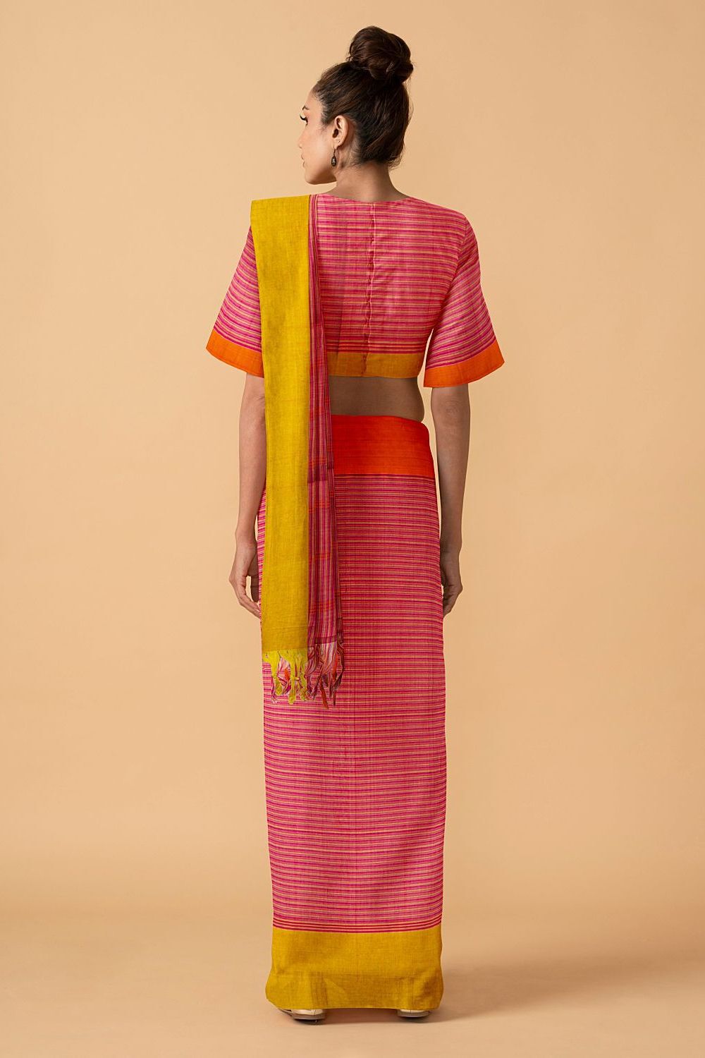 Multicolored Pure Cotton Naranyanpet Saree image number null