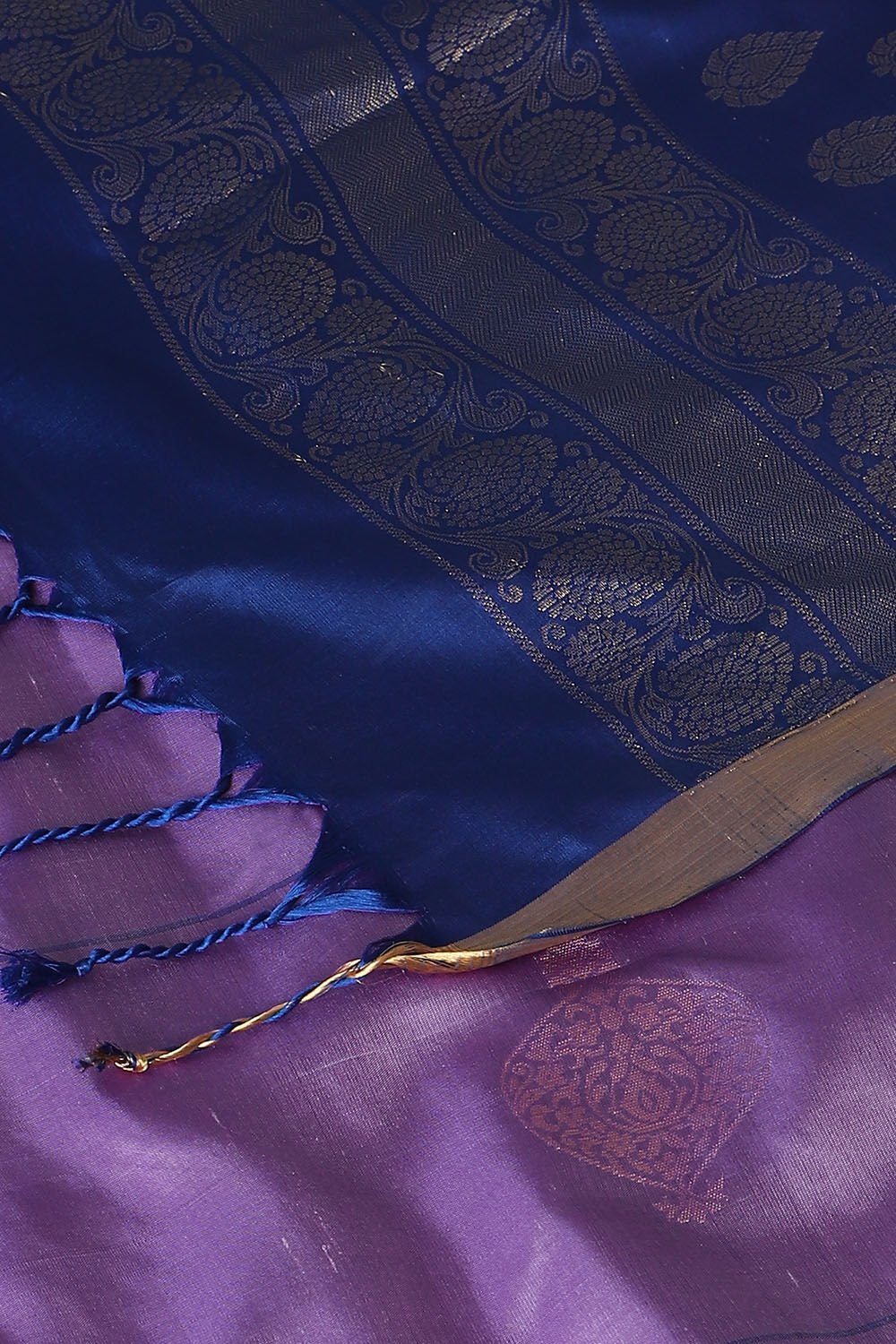 Light Violet Pure Silk South Saree image number null