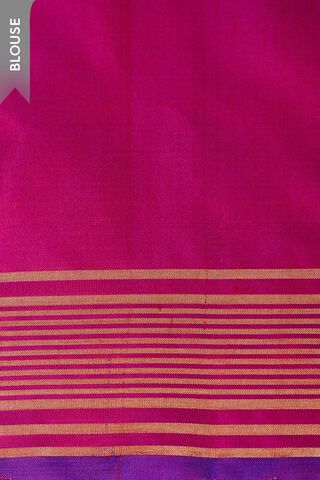 Dark Orange Woven Soft Pure Silk Saree thumbnail image number null