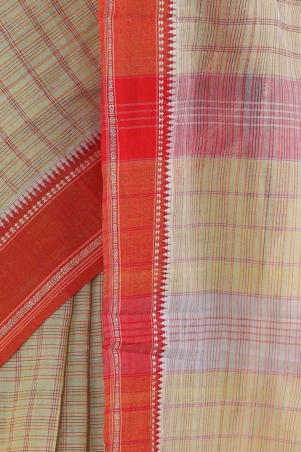 Light Green Pure Cotton Naranyanpet Saree image number null