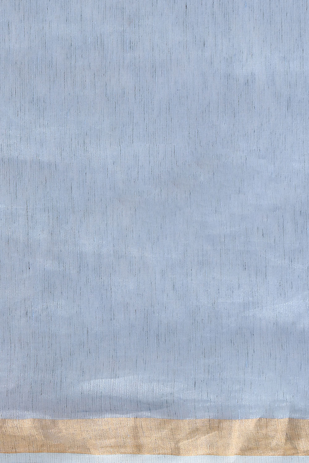 Light Blue Pure Silk Linen Embroidered Saree image number null