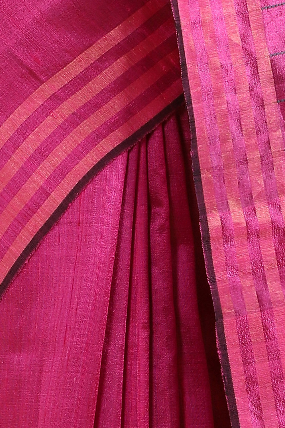 Pink Pure Tussar Silk Bhagalpuri Saree image number null