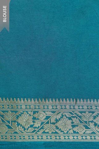 Blue Woven Pure Viscose Saree thumbnail image number null