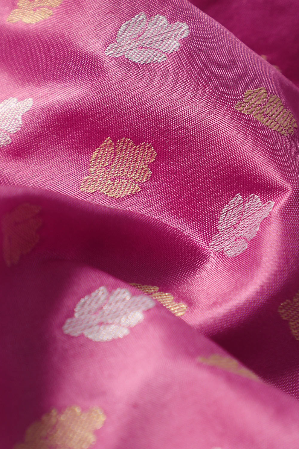 Pink Pure Silk Banarasi Saree image number null