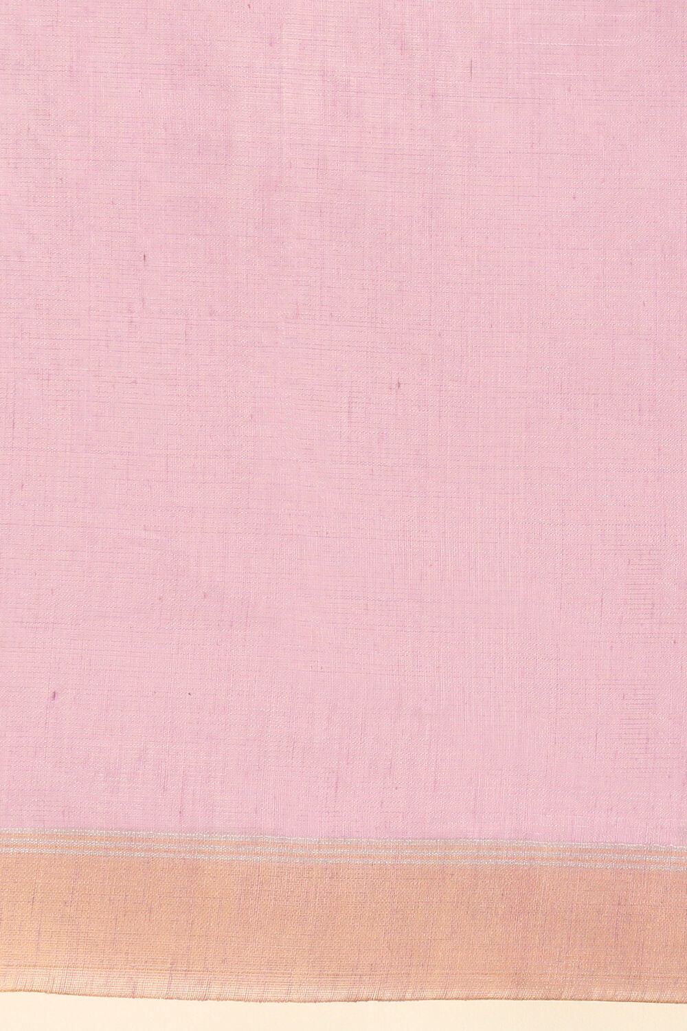 Light Violet Pure Silk Cotton Woven Bengali Saree image number null