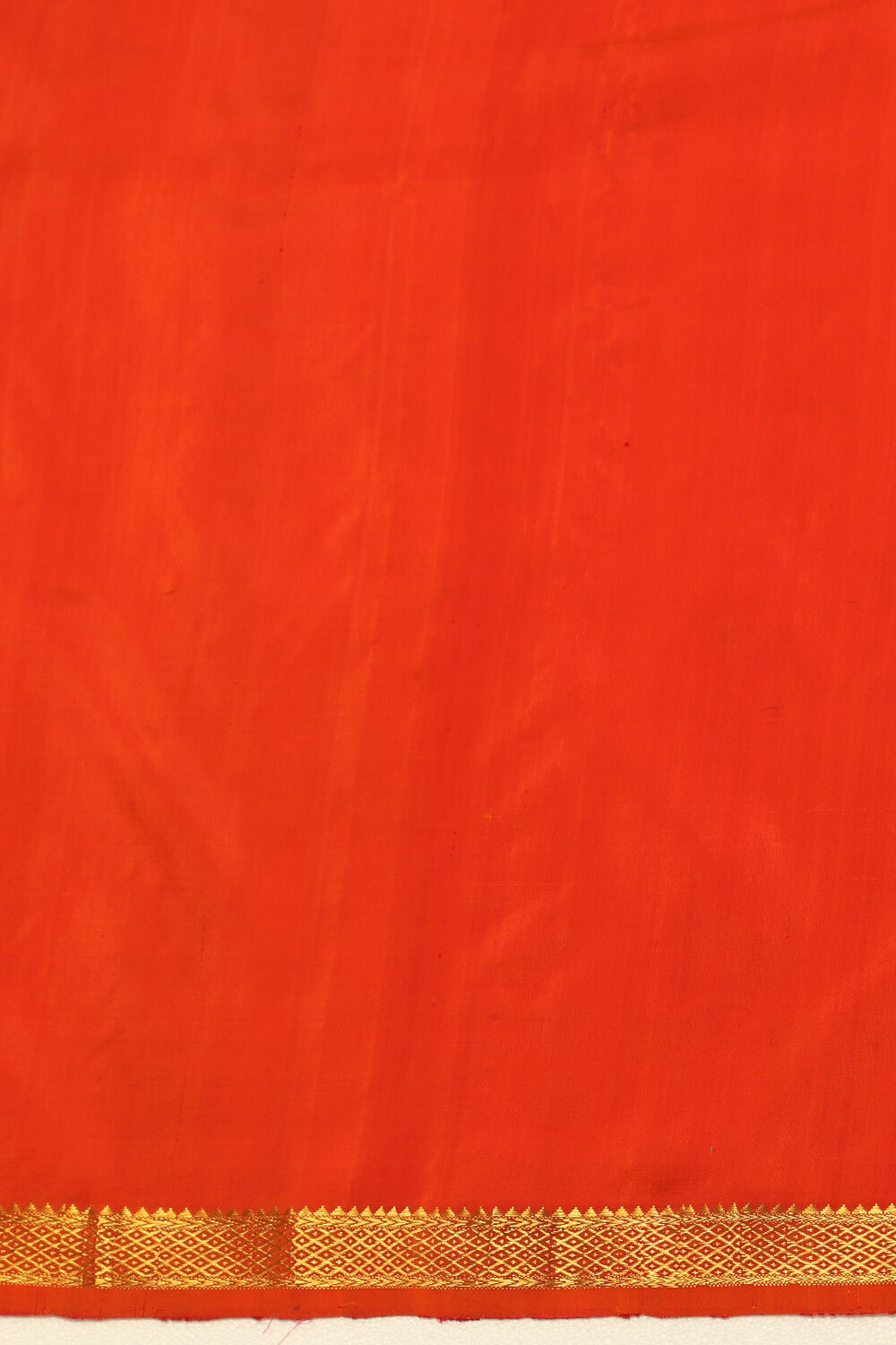 Orange Woven Pure Silk Kanjivaram Saree image number null