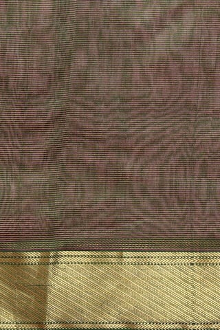 Dark Pink Pure Cotton Tissue Maheswari Saree thumbnail image number null