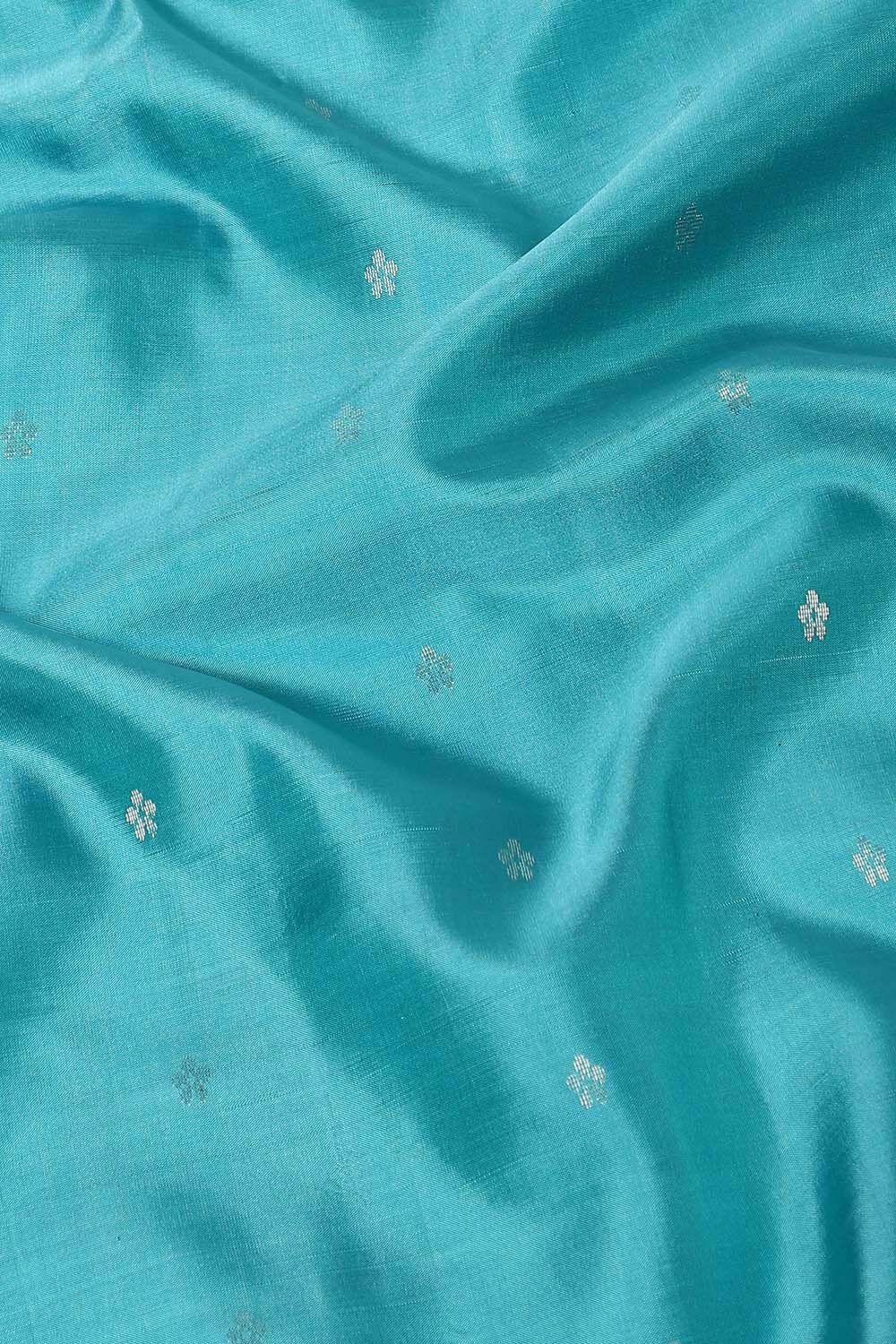 Blue Pure Soft Silk Saree image number null
