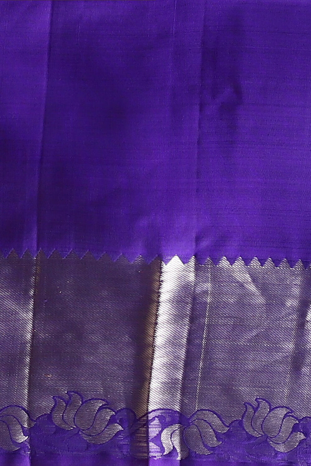 Blue Pure Silk Kanjivaram Saree image number null