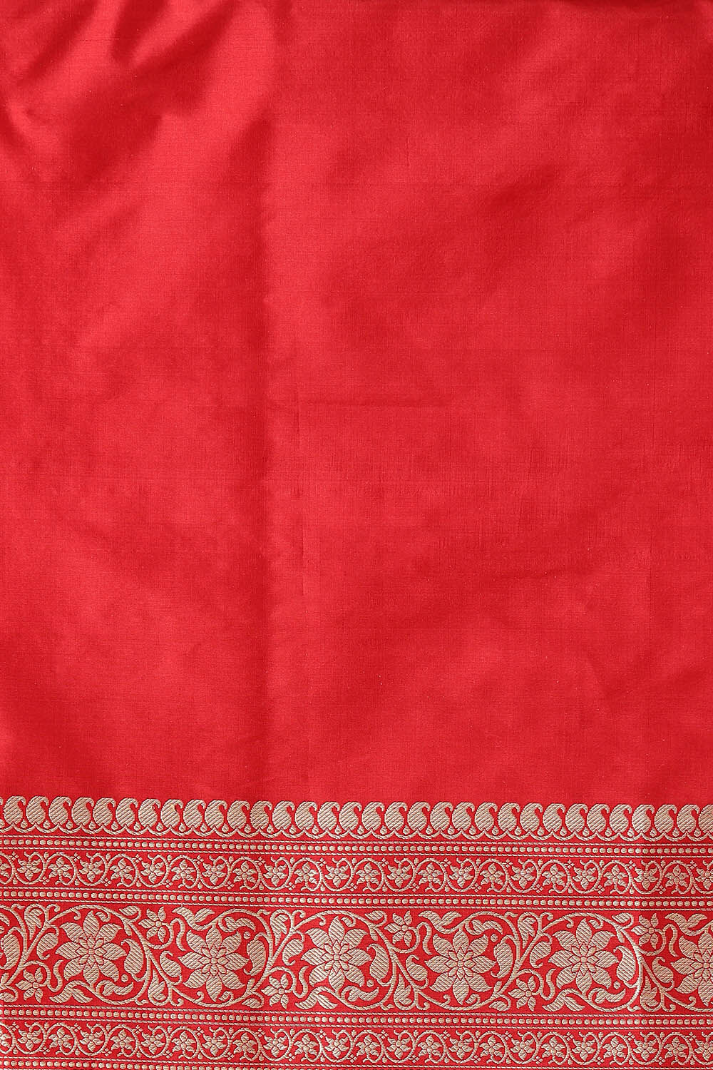 Red Pure Silk Banarasi Saree image number null