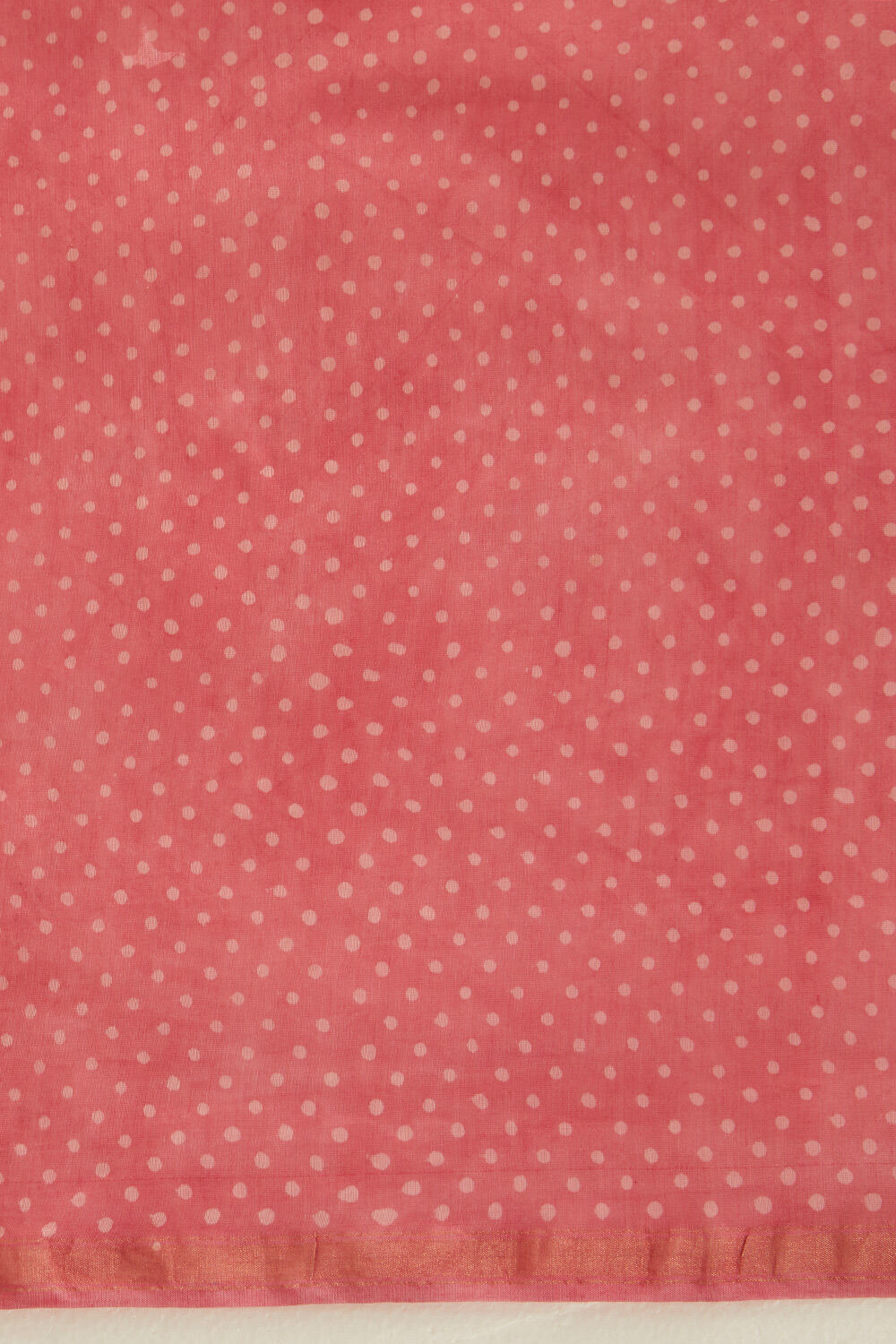 Pink Pure Silk Cotton Dabu Printed Saree image number null