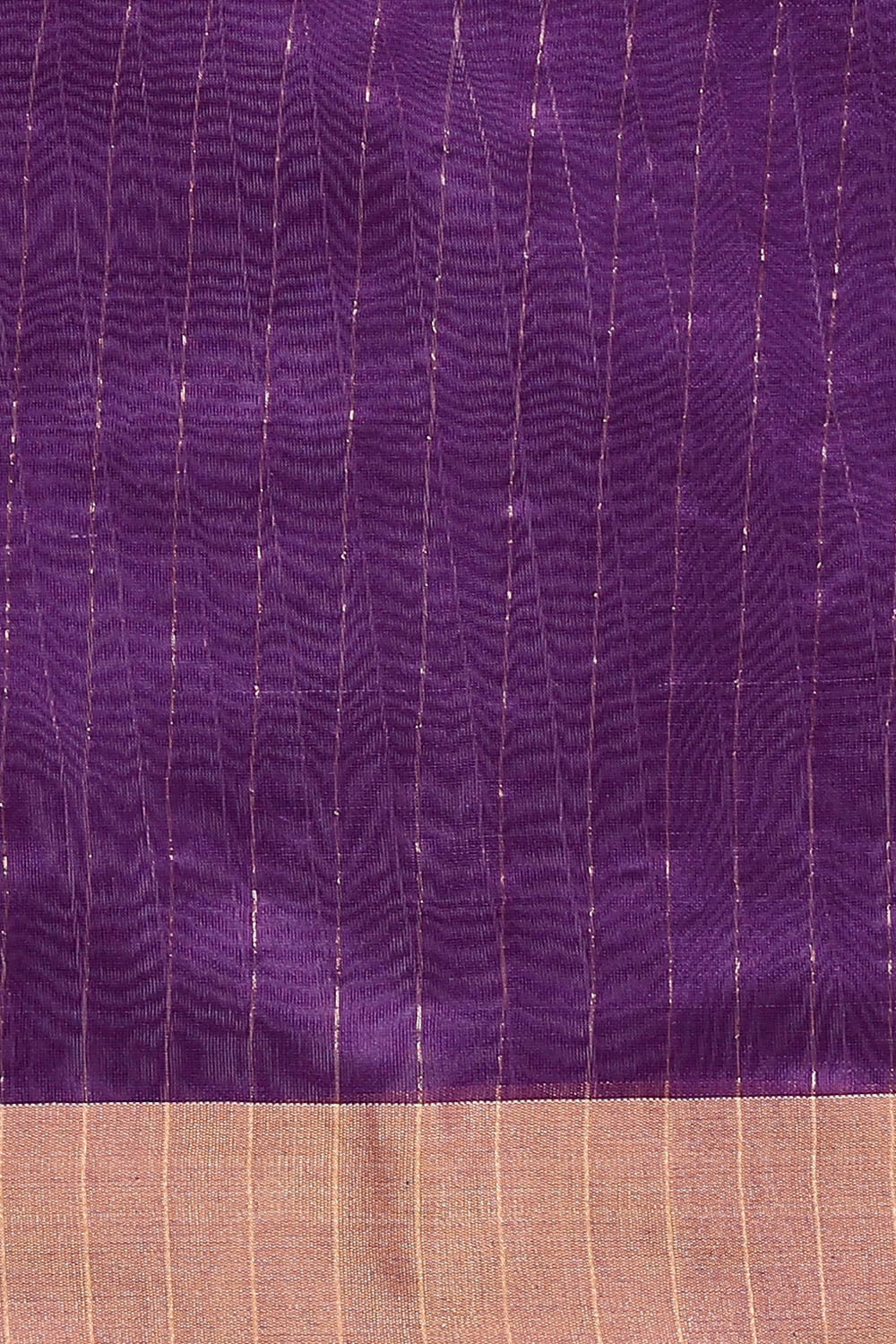 Violet Pure Silk Cotton Jamdani Saree image number null