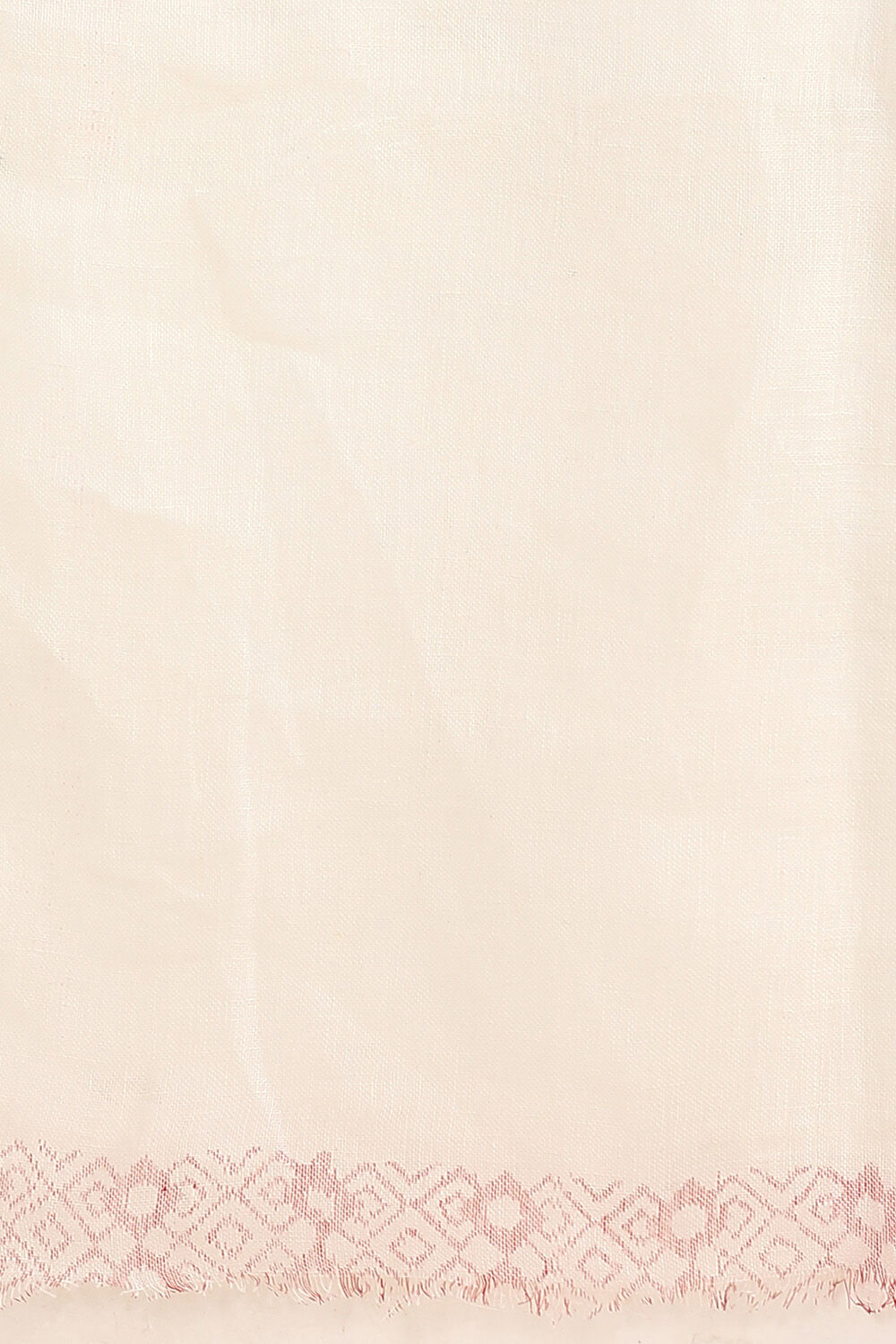 Light Pure Pink Linen Printed Saree image number null