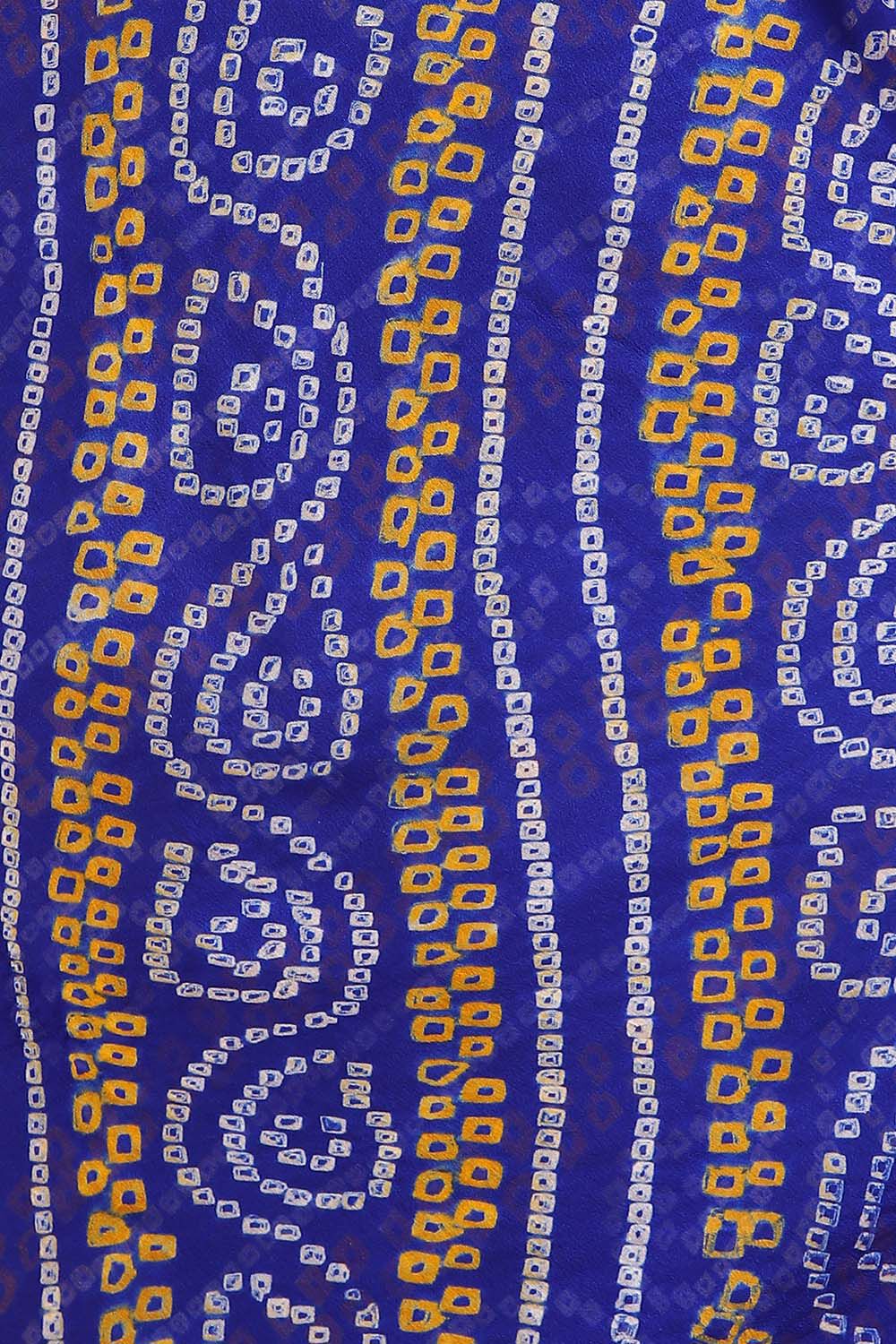 Purple Pure Georgette Bandhani Saree image number null