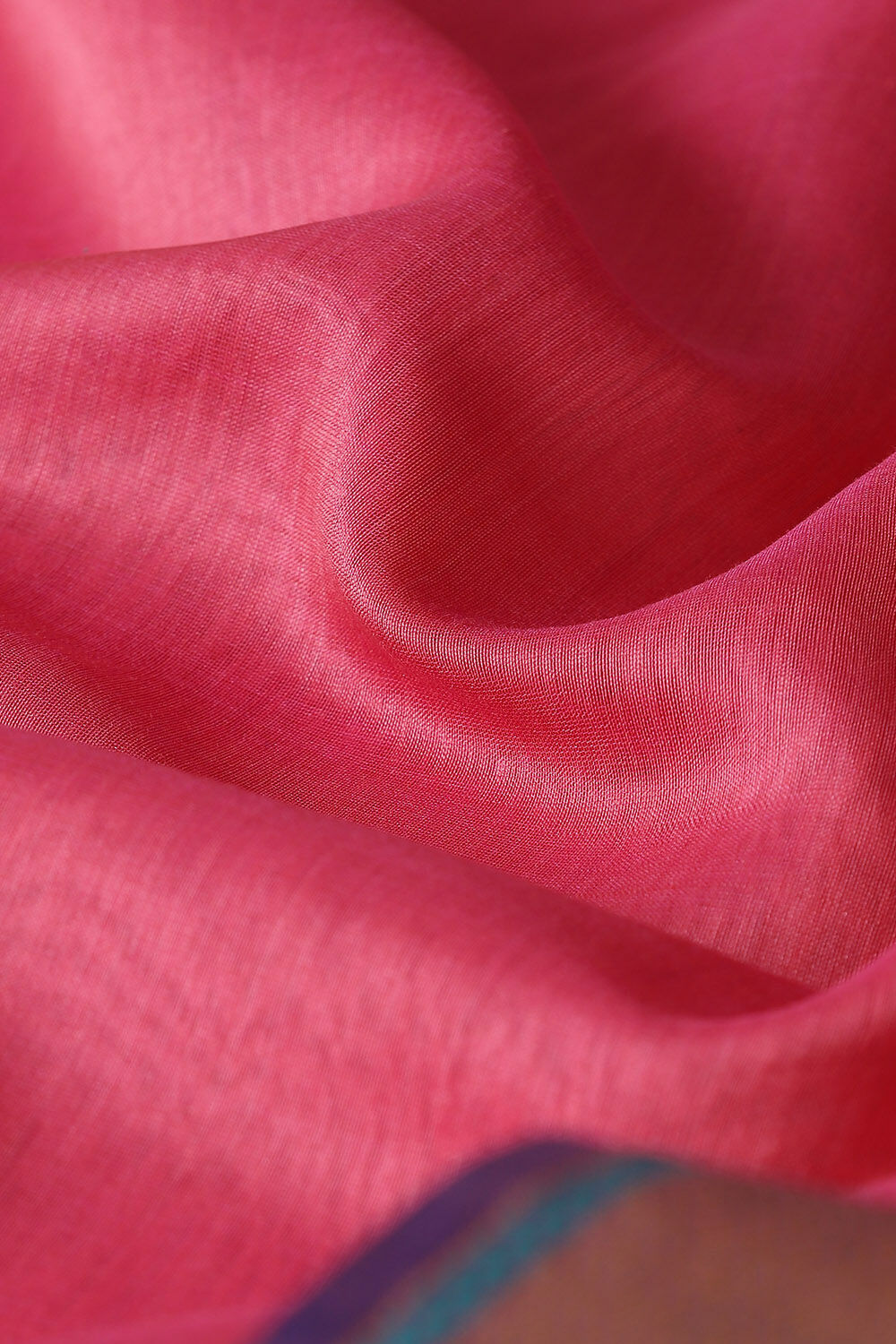 Light Pink Pure Silk Cotton Maheswari Saree image number null