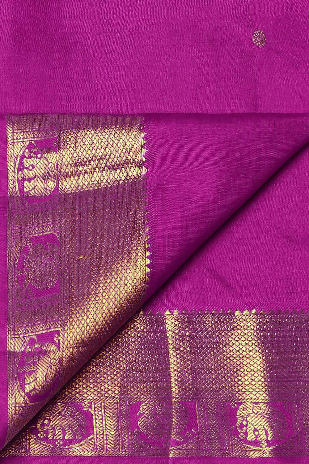 Orange Pure Silk Kanjivaram Saree image number null