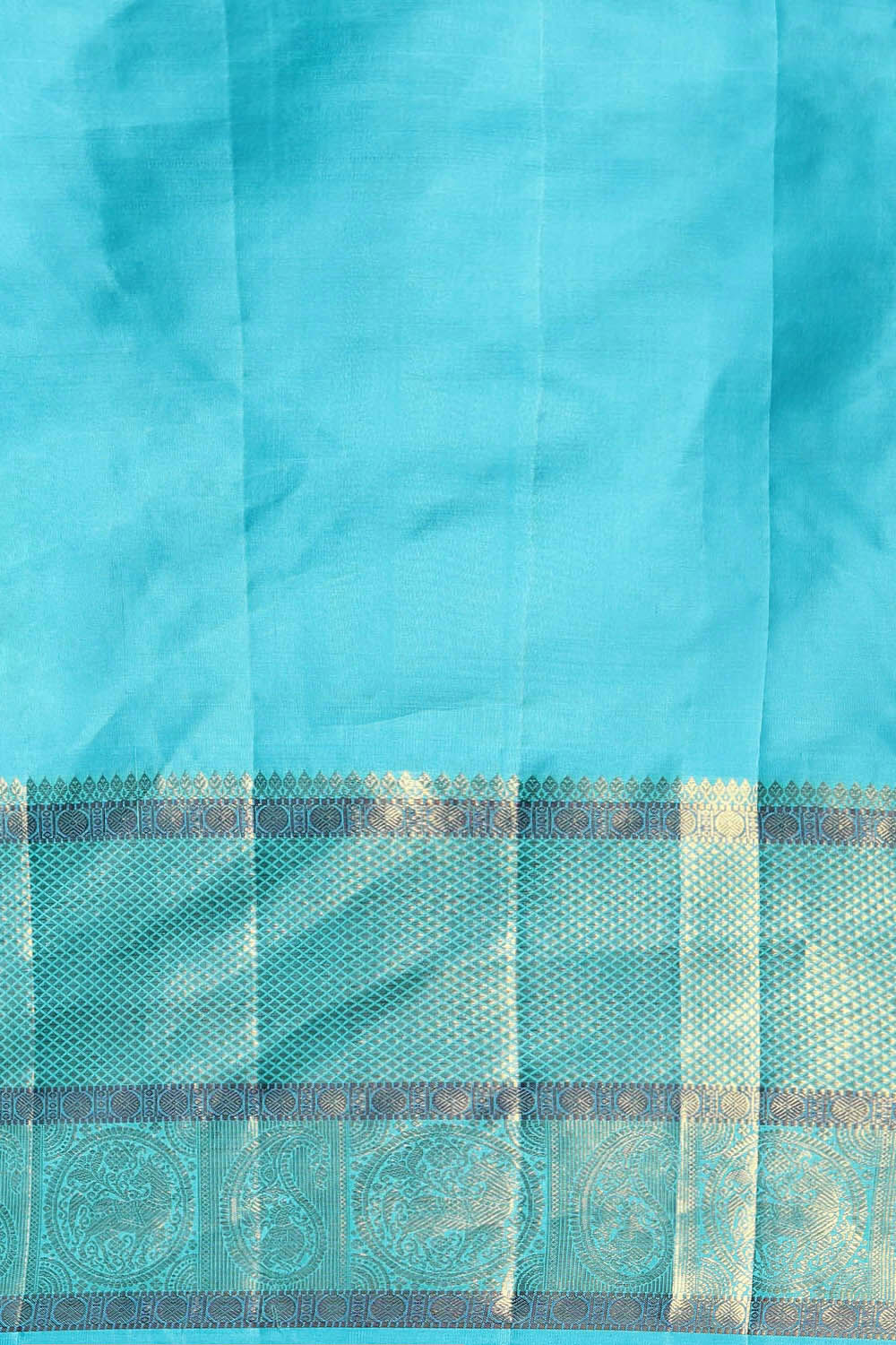 Yellow Pure Silk Kanjivaram Saree image number null