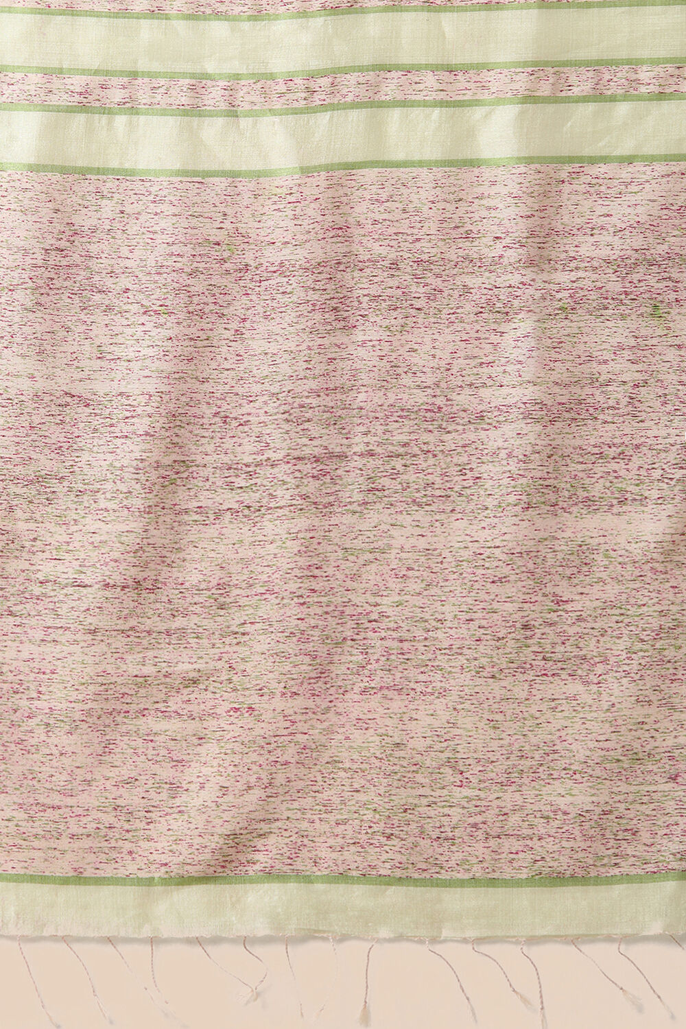 Light Green Pure Tussar Silk Woven Saree image number null