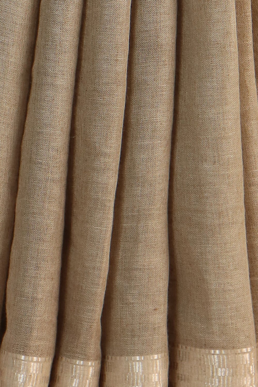Grey Pure Linen Bhagalpuri Saree image number null