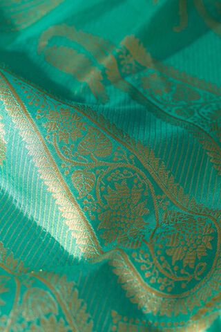 Blue Silk Viscose Cutwork Banaras  Saree thumbnail image number null