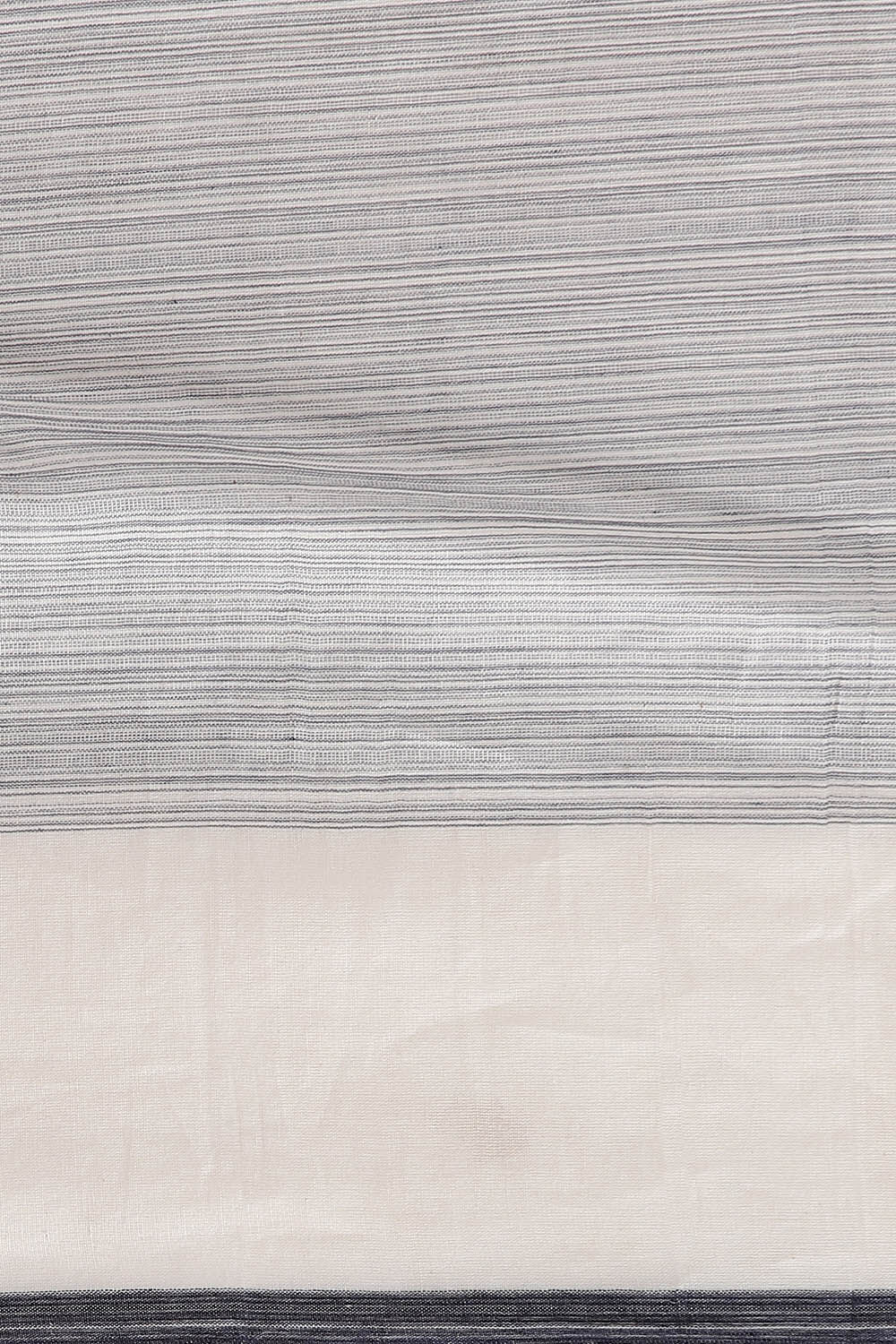 Grey Pure Cotton Bengal Saree image number null