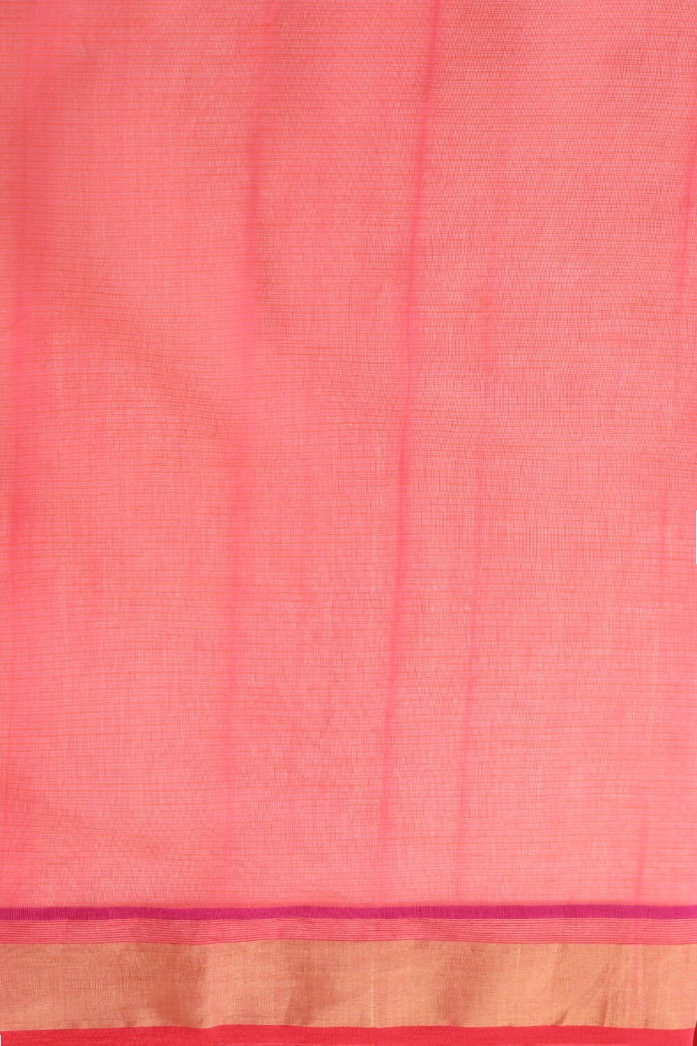 Pink Woven Pure Silk Cotton Bengali Saree image number null