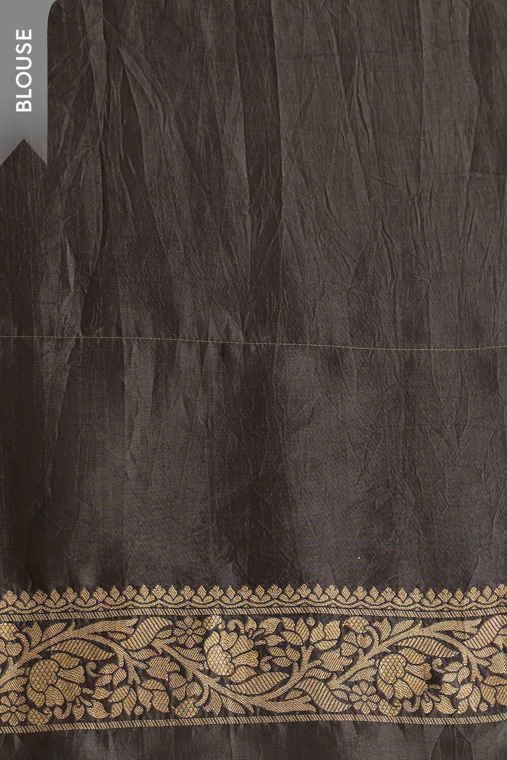 Black Woven Viscose Luxe Saree image number null