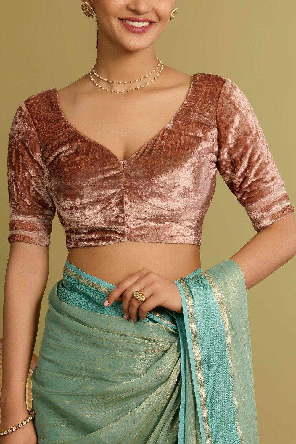 Pink Viscose Woven Blouse image number null