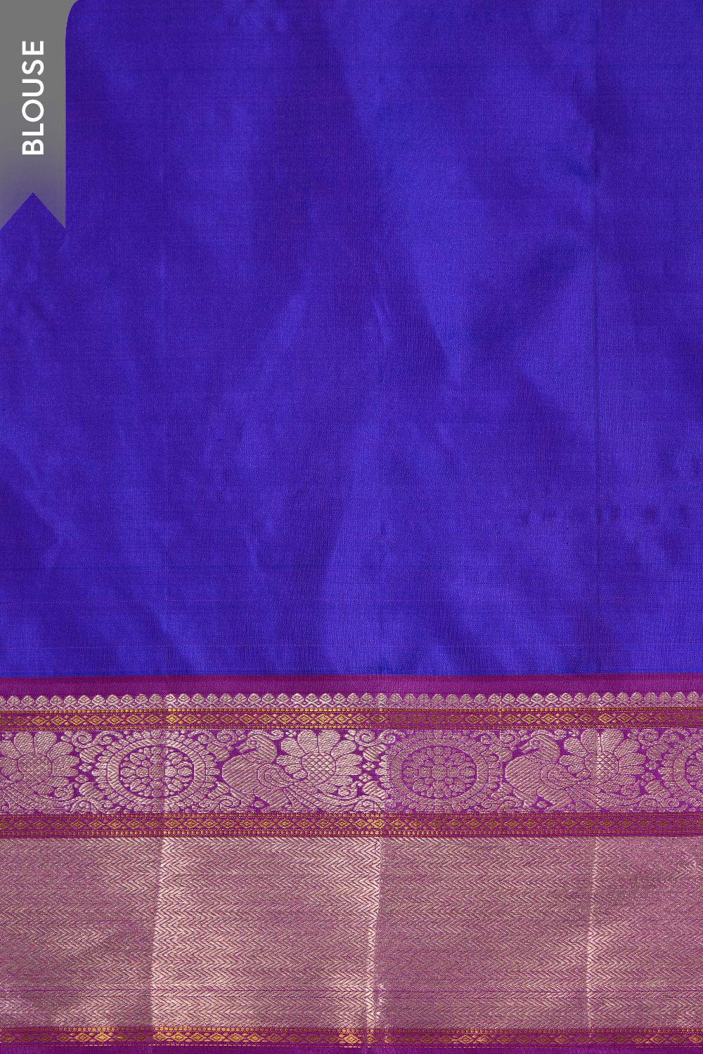 Purple Pure Silk Woven Kanjivaram Saree image number null