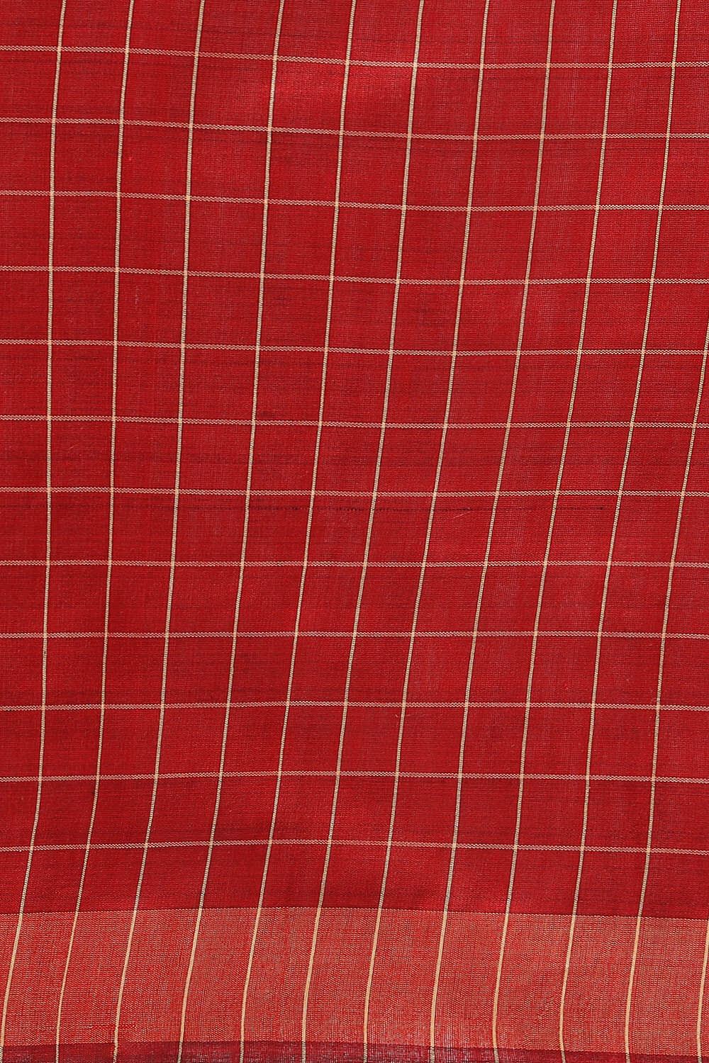 Red Pure Tussar Silk Bhagalpuri Saree image number null