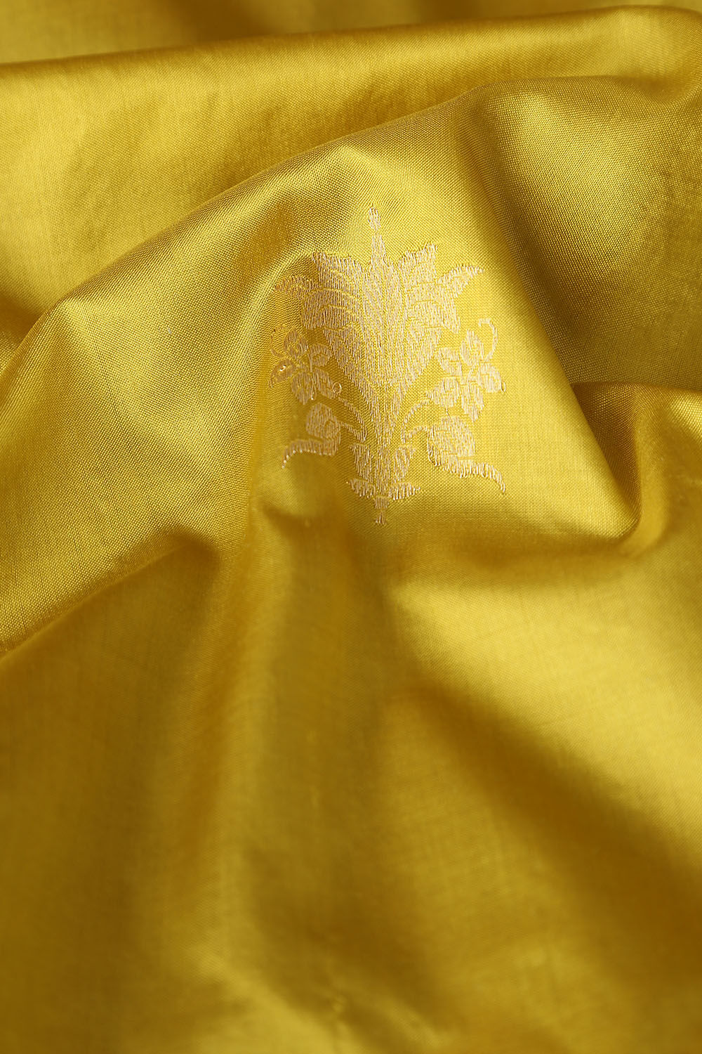 Light Green Pure Silk Banarasi Saree image number null
