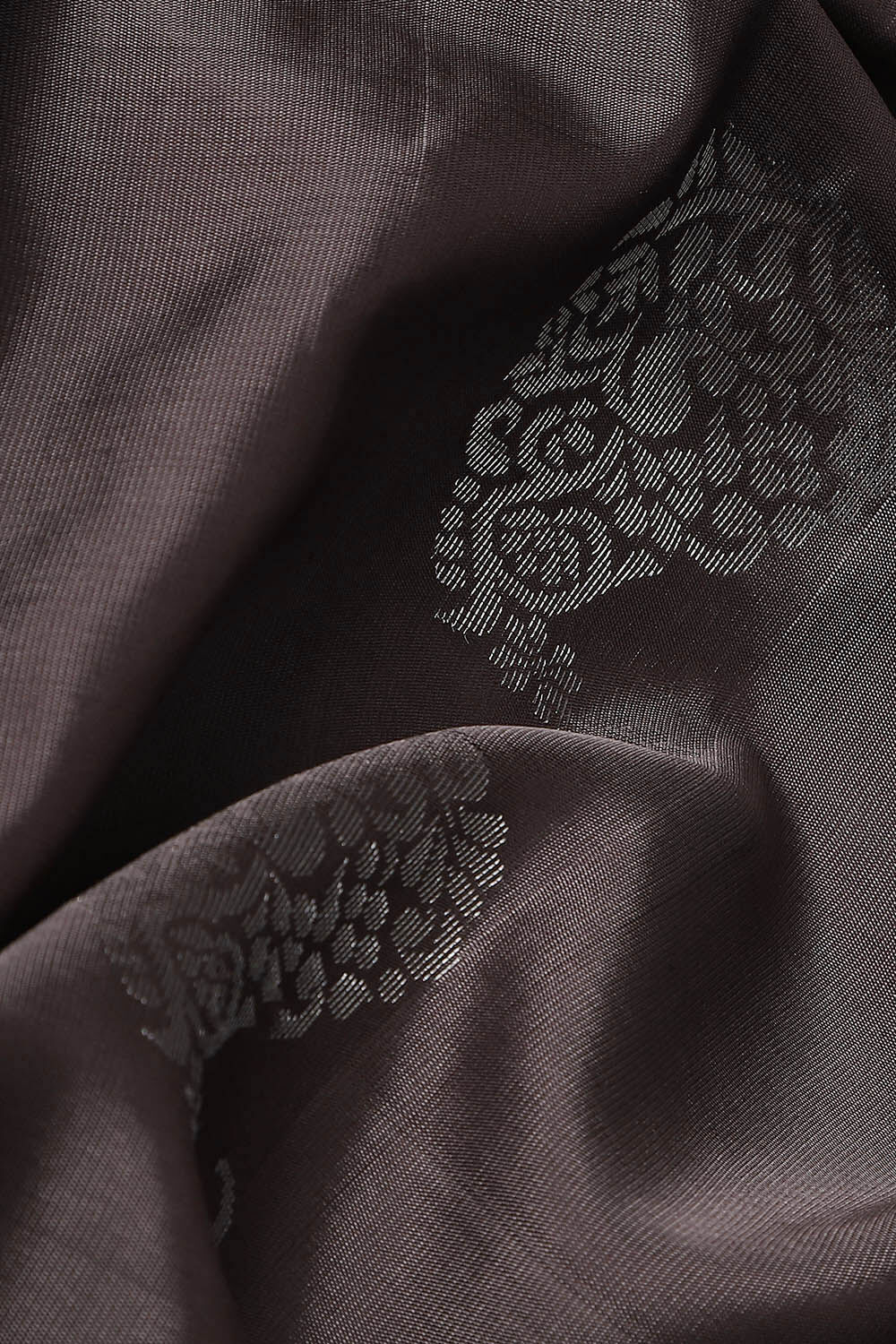 Brown Pure Silk South Saree image number null