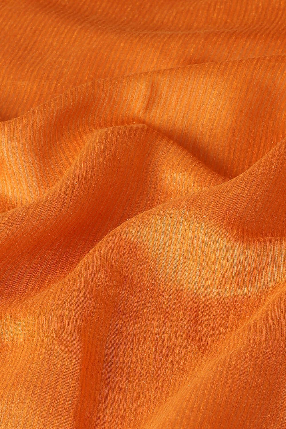 Orange Pure Silk Tussar Bhagalpuri Saree image number null