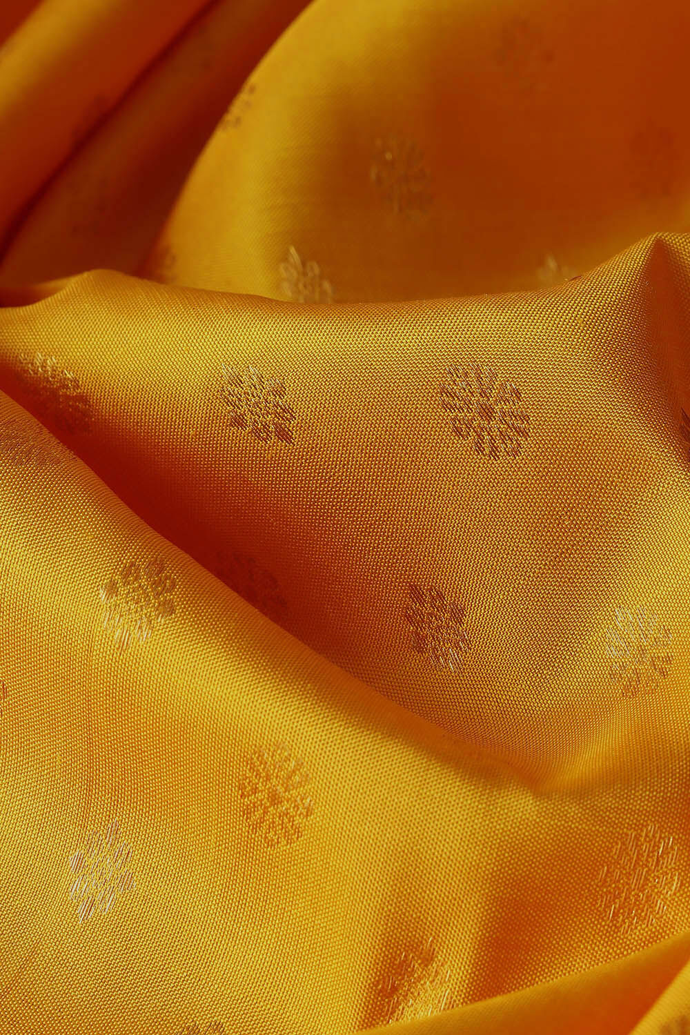 Yellow Pure Silk Kanjivaram Saree image number null